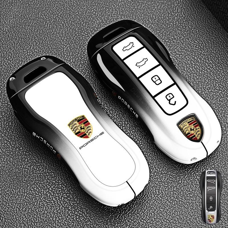 Zinc Alloy Car Key Case Fob Cover Protector Shell for Porsche Panamera Carman Macan Bobst Cayenne 911 970 981 991 996 92A 2017
