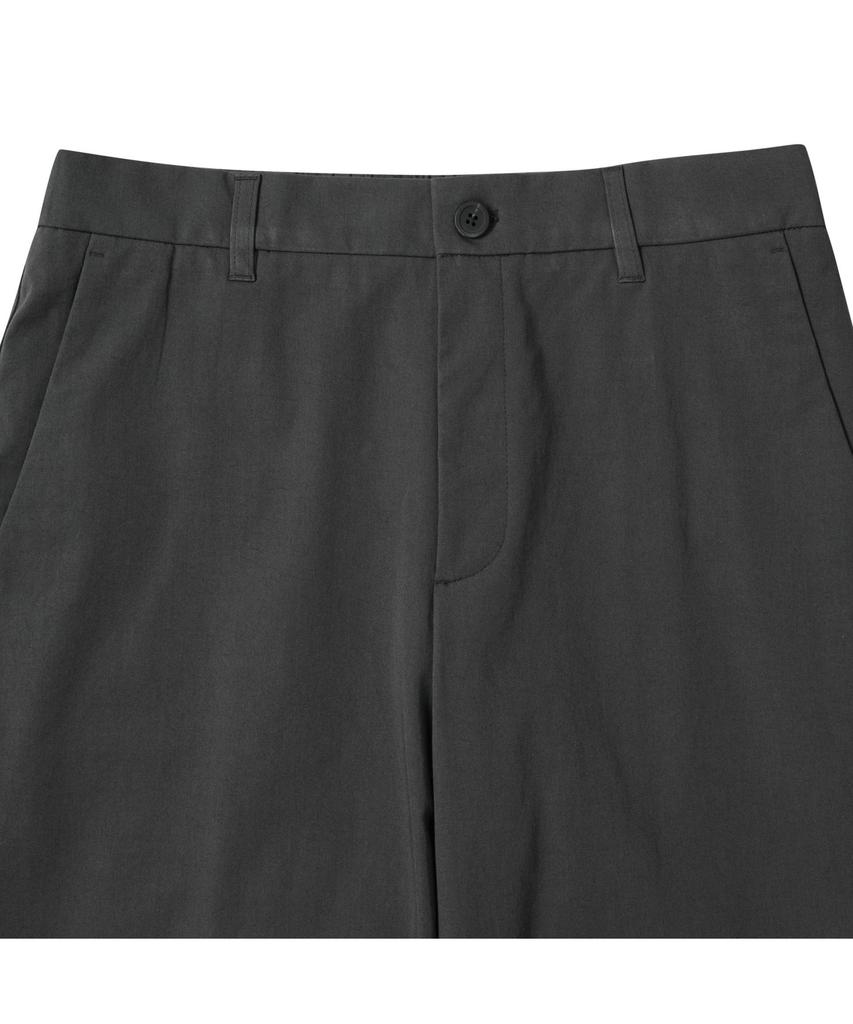 Keoseuuteommellou Gray Slim Fit Cotton Pants_C9Pam25101Gyd