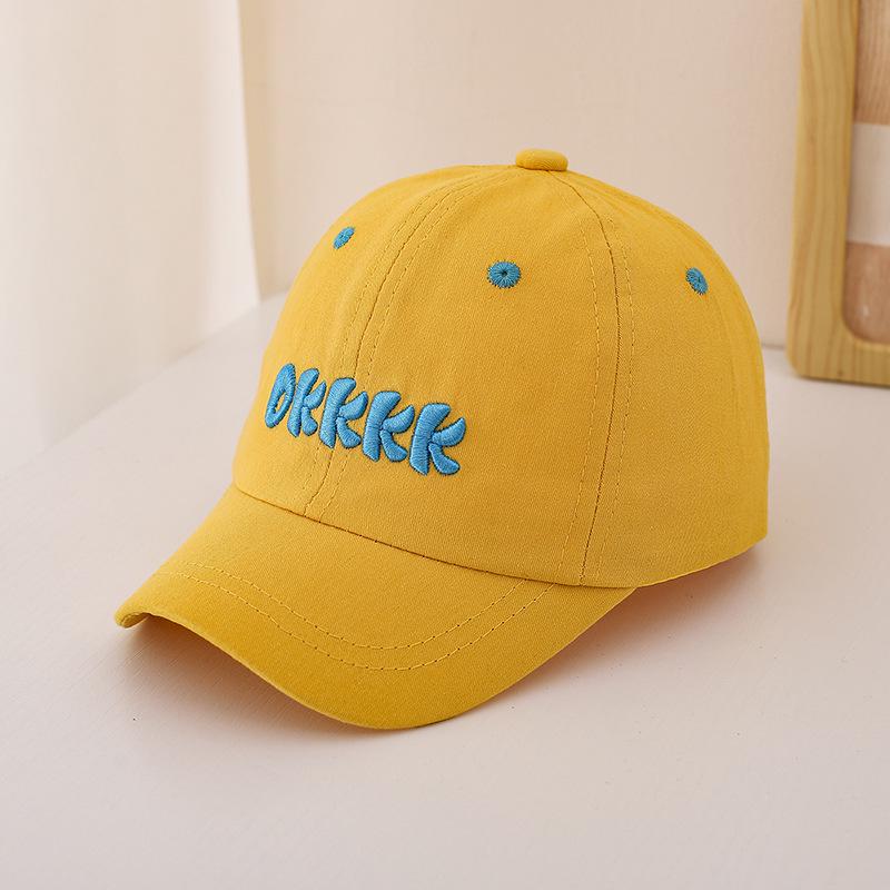 Modna Haftowana Czapka Baseballowa dla Dzieci na Wiosnę 2026 - Nakrycie Głowy Chroniące Przed Słońcem dla Chłopców i Dziewczynek
