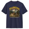 Yellowstone National Park Do Not Pet The Fluffy Cows T Shirt Summer  Cotton T Shirts For Men Casual Tshirt Short Sleeves Tees