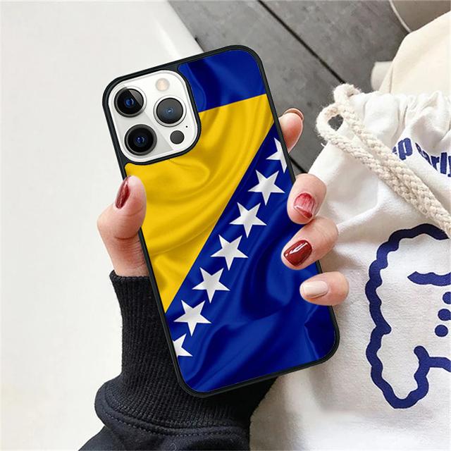 Bosnia and Herzegovina Flag Phone Case Cover For iPhone 17 Air 15 16 14 13 12 Pro Max 11 Pro Max Plus Coque Shell