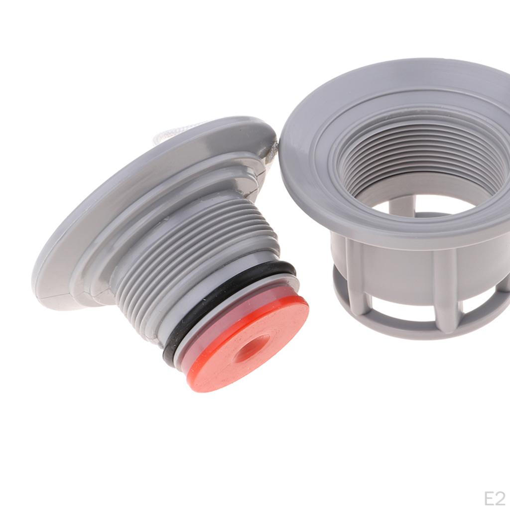 8 Holes Boat Air Valve Inflatable Safety 2.5inch for Kayak Raft