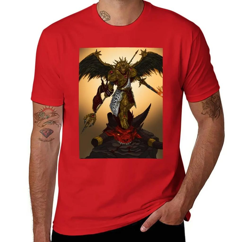 Sanguinius: Primarch of the Blood Angels T-Shirt animal print shirt for boys quick drying t-shirt graphic t shirts