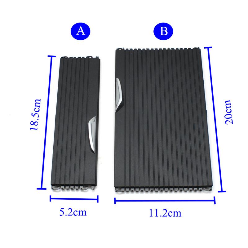 For BMW X1 X2 F48 F49 F39 Front Console Cup Holder Sliding Shutters Cover Trim Center Roller Blind Cover Replacement 2016-
