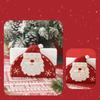 Creative Ceramic Napkin Holder Reusable Paper Stand Christmas Santa Tissue Box  Christmas Dining
