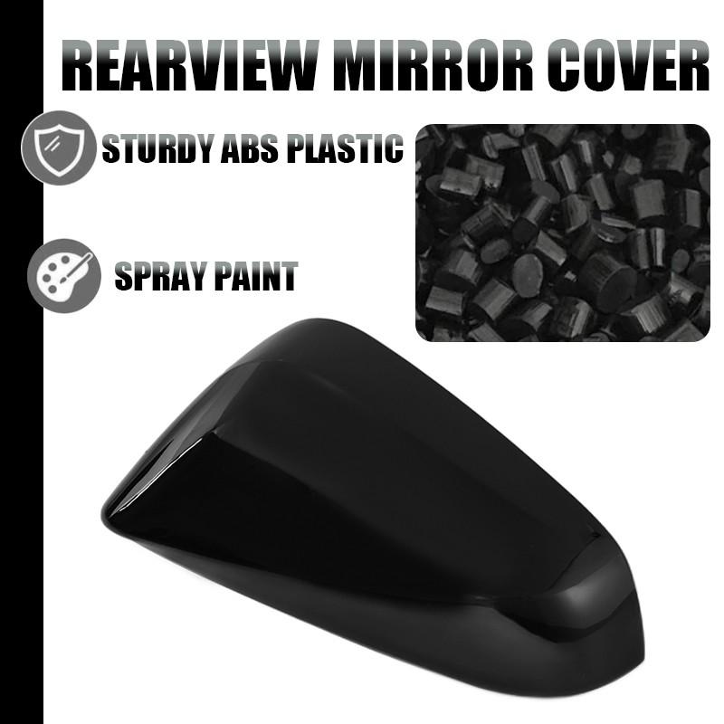 1x Black Left Driver Side Mirror Cover Cap Replacement for Lexus NX RX 2015-2021
