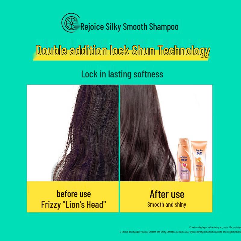 Rejoice Smooth & Shiny Anti-Dandruff Shampoo Twin Pack