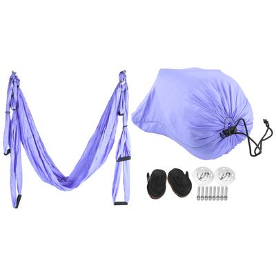 Rede de Yoga Ultraleve Rede de Yoga Anti Gravidade Acessórios de Fitness para Casa Azul Roxo
