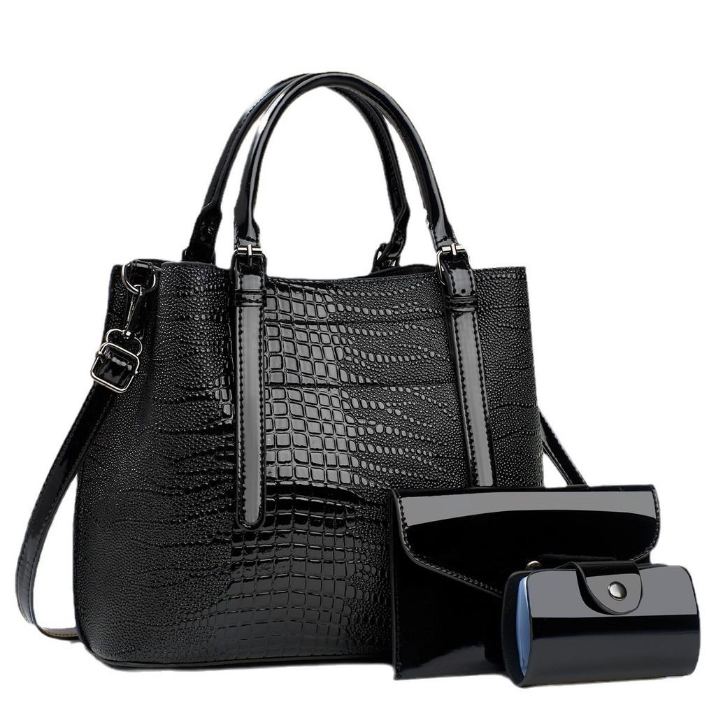 Elegant Fashion Crocodile Pattern Shoulder Crossbody Bag For Women In Stylish Colors