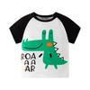 Boys' Cartoon Korean-Style Pure Cotton Short-Sleeve T-Shirt