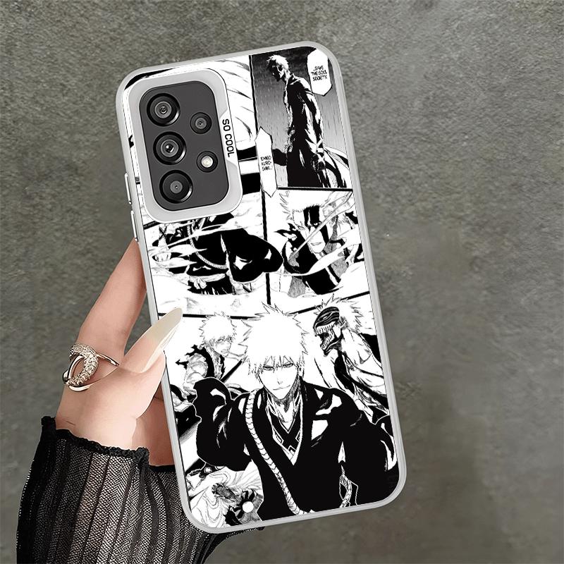 Bleach Anime Ichigo Kenpachi Shockproof Phone Case for Samsung A17 A16 A15 A14 A37 A57 A36 A56 A26 A35 A55 A25 A34 A54 A24 A13 A