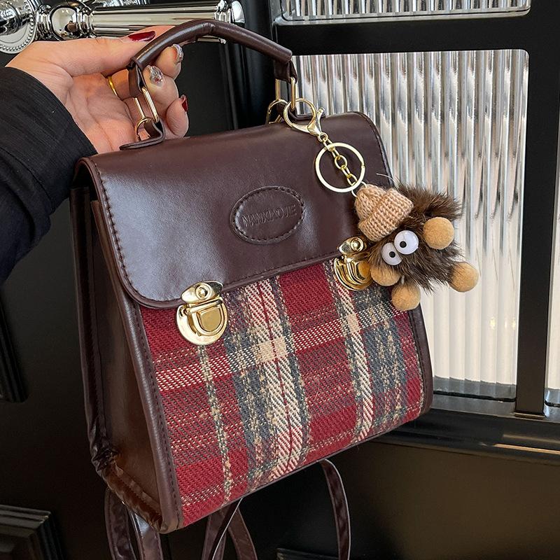 High End Niche Backpack for Women New Trendy Fashion Crossbody Bag Retro Versatile One Shoulder Handbag Women