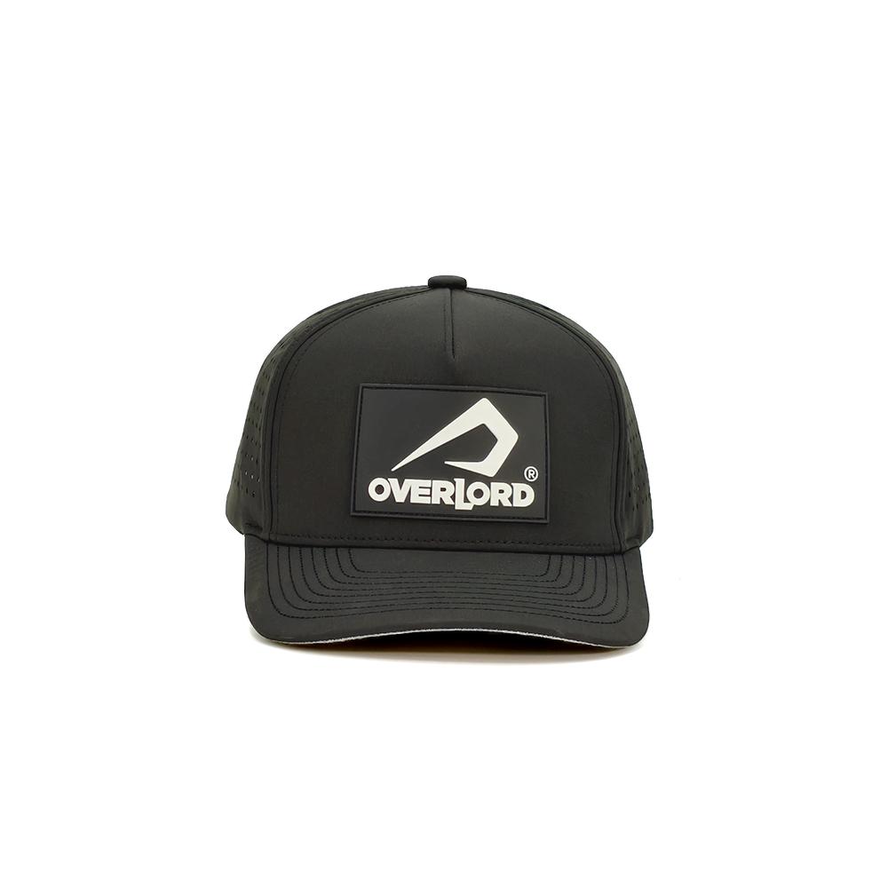 Custom Patch Logo Baseball Cap High Quality 5 Panel Nylon Baseball Cap Sports Laser Cut Hole Waterproof Baseball Hat чёрный