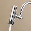 Kitchen Faucet Waterfall Multifunctional Water Tap Outlet Splash Proof Universal 360°Rotating Bubbler 6 Modes  Nozzle Extension
