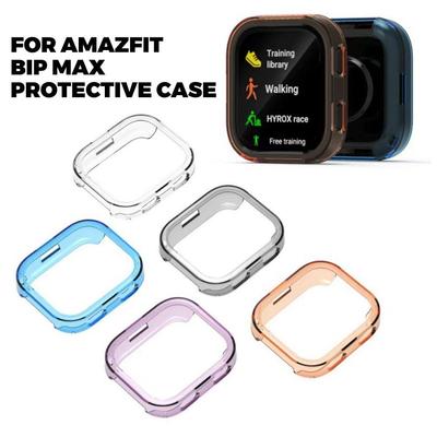 Case For Amazfit Bip Max TPU Anti Scratch Protective Cover Bumper For Amazfit Bip Max Smart Watch Protector Frame Accessories