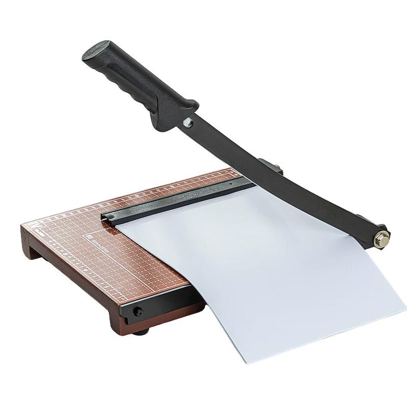 Deli A4 Wooden Paper Cutter CN plug (adapter included)