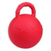 Rubber Horse Orb Embossed Patterns Tug Handle Compressible