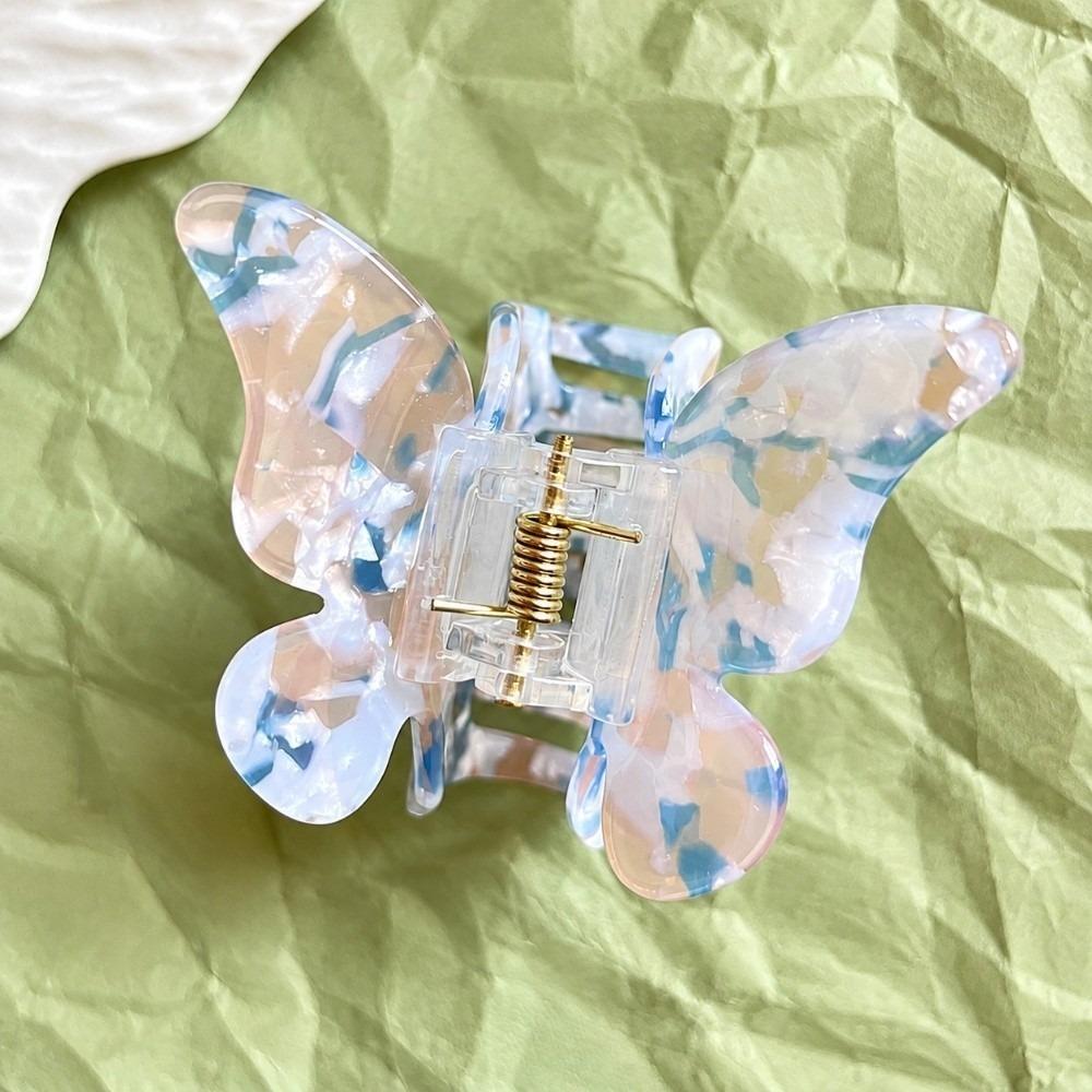Durable Hair Claw Clip Colorful Hair Barrettes Elegant Butterfly Hair Clip  Women