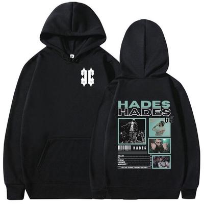 Rapper Hades 66 Tour 2024 Neuer Hoodie Herren Hip Hop Fleece Pullover Sweatshirt Mann Retro Hohe Qualität Mode Hoodies Streetwear