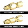 1/2 Acme Male Adapter Connectors 1/4 Female Flare Brass