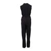 Classic Black Jumpsuit with Notched Lapel Collar and Belt Woman IMPERIAL