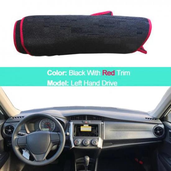 2 Layers Car Dashboard Cover Dashmat Dash Mat Carpet Cape For Toyota Corolla Axio 2012 -  RHD LHD Sun Shade Dash Board Cover