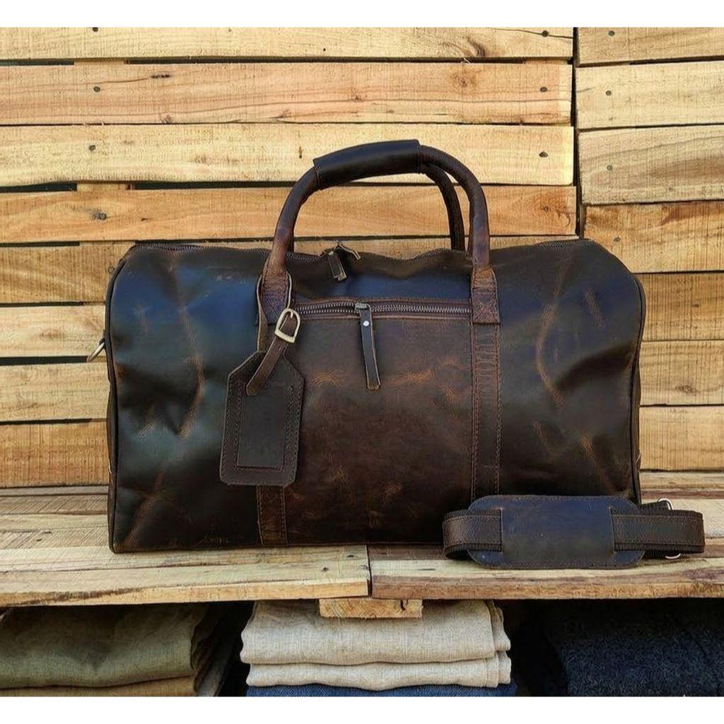 Sac de sport en cuir, week-end en cuir fait main, sac de sport, sac de voyage de vacances, sac de voyage en cuir, sac de nuit, fourre-tout en cuir