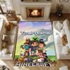 Minecraft 7 Customized Name Carpet Design for Balcony Hallway Bedrooms Dormitory Anti-slip Rug Office home decor Wedding Party Gift