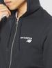 [New Balance] Sweat Parka Core Fleece Full Zip Jacket (MJ03907) Men's Black (BK) L