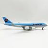 747 Korean Air 30cm Resin Replica Miniature Airplane Model Collection Toys Aircraft for Children Plane Model Simulation Gift