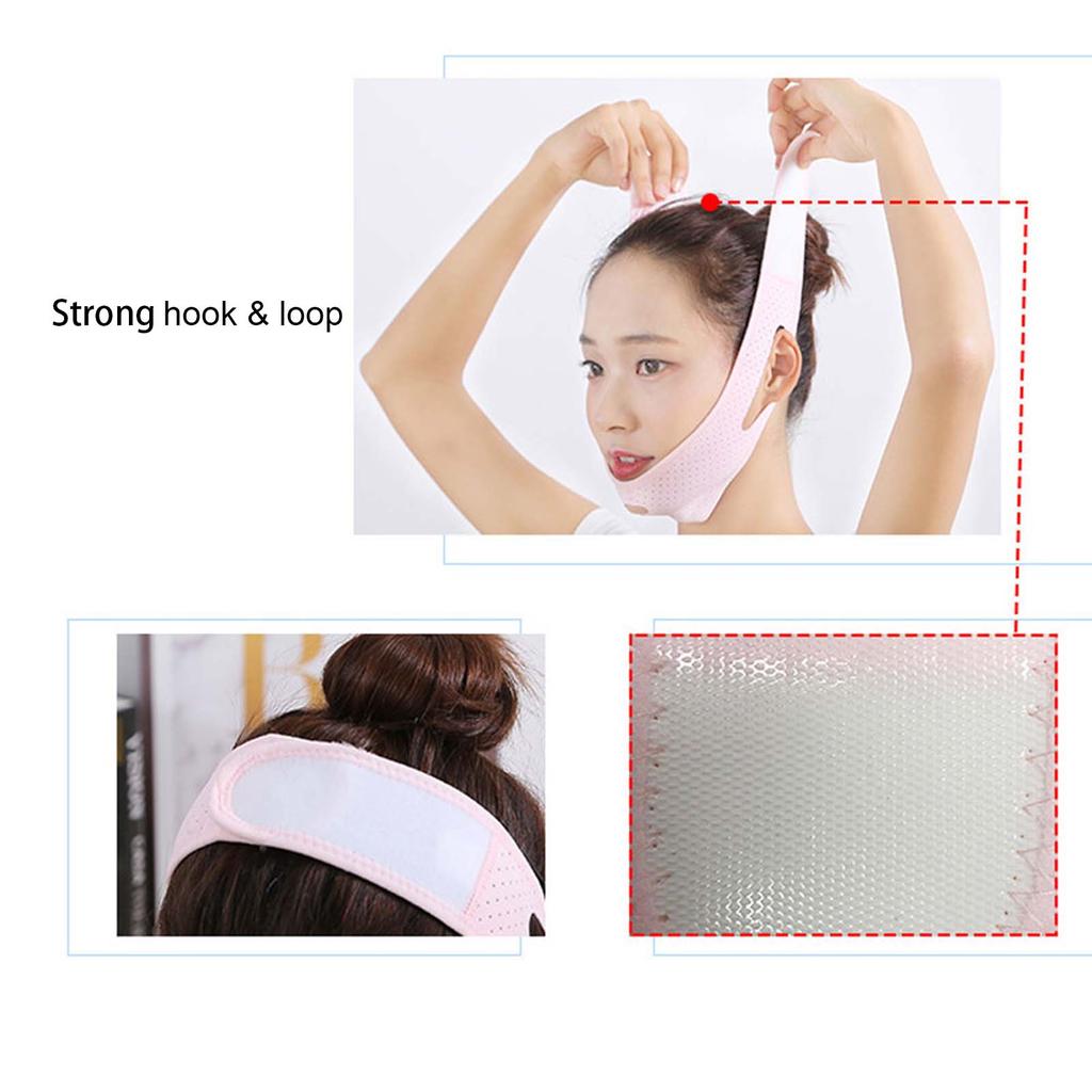 Face Tightening Lifting Belt Breathable Shape Contour Face Slimming Mask Bandage