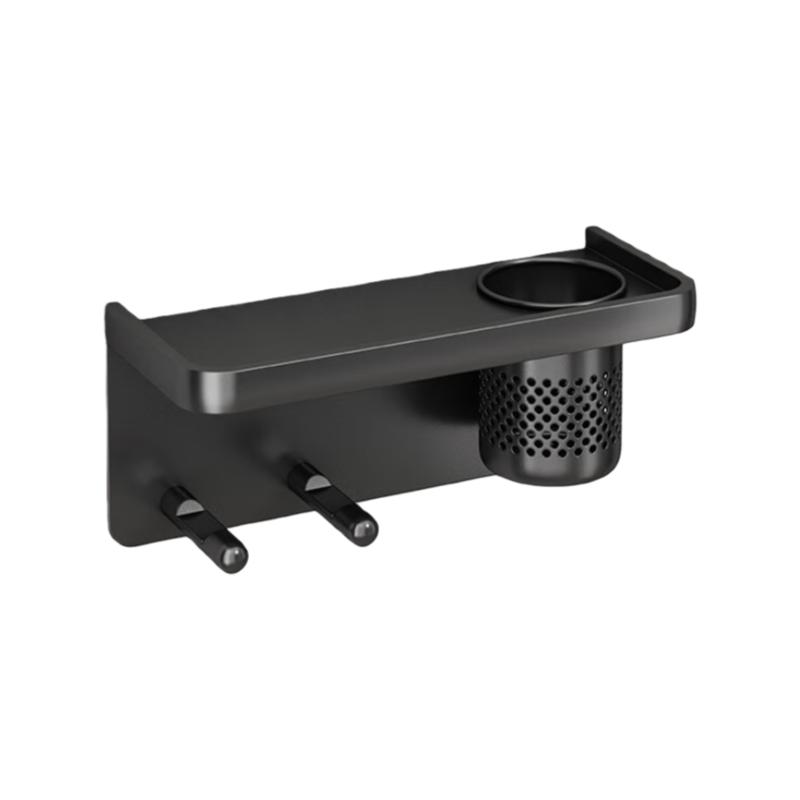 

CADUKE Hair Dryer Holder, No Drilling Required, Bathroom Dyson Hair Dryer Stand, Bathroom Hair Dryer Hanger сірий