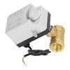 Motorized Ball Valve Electrical 2 Way Normally Closed Manual Automatic DN20 DC12V~24V