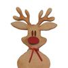 Christmas Freestanding Reindeer Holiday Wooden Standing Reindeer Tabletop Decoration for Xmas Dinner Table Decor