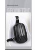 Men's Waterproof Nylon Crossbody Bag with Combination Lock for Outdoor Use