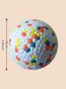 1 PCS Random Color High-Elastic Lightweight Popcorn Ball Chew Resistant Teeth Grinding Pet Toy Solid Dog Ball