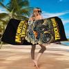 1pc M-Monster Trucks Large Tires Beach Towel Super Absorbent Suitable for Beach Vacation Pool Summer Gift for Friends And Kids