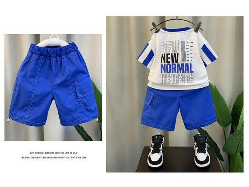 Boys' Summer Two-Piece Suits: 25 New Street-Style Short-Sleeve Designs