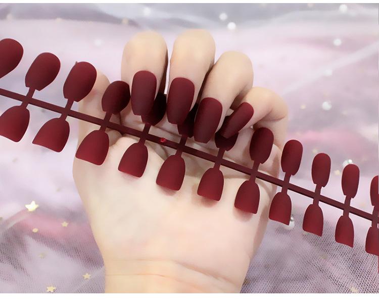 

24 шт./компл. DIY быстрые ногти, матовые, матовые, длинные, Т, однотонные, накладные ногти, разноцветные полоски, готовый маникюр, маникюр