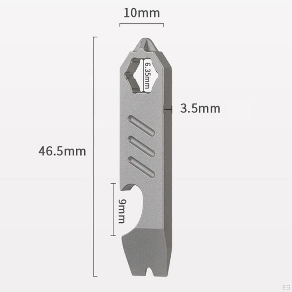 Flaschenöffner Multitool zum Aufhängen Mini für Schlüsselanhänger Reise Picknick Outdoor