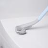 Silicone Toilet Brush Non-slip Long Handle Toilet Cleaning Brush Toilet Cleaning Brush Bathroom Bendable Silicone Tpr Brush Head
