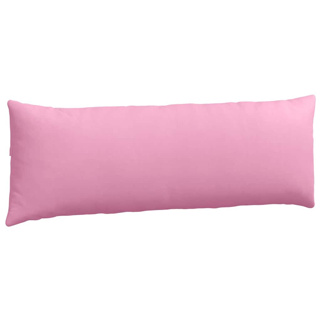 Sofa Cushions 2 Pcs Pink 120 X 40 Cm Fabric