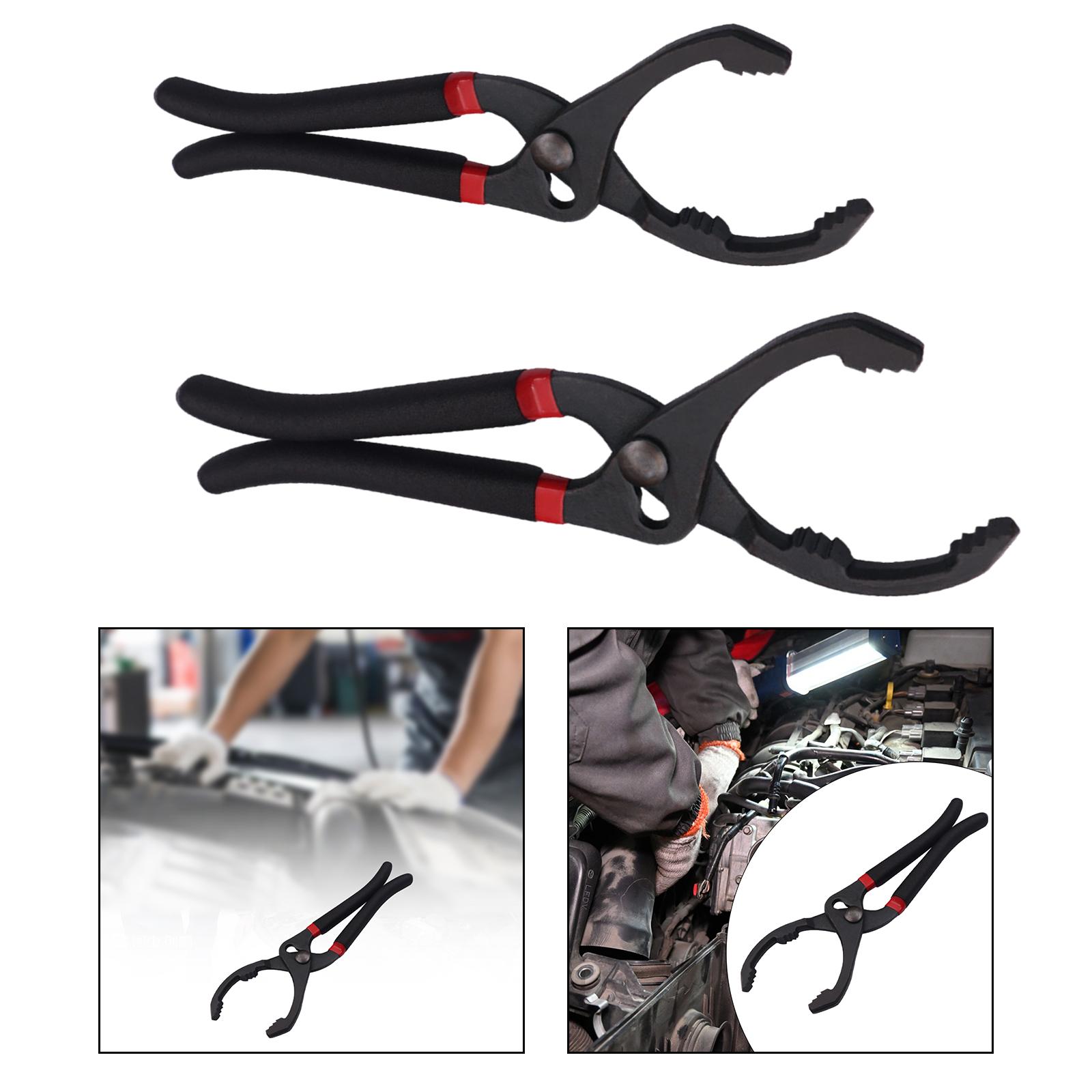 

Oil Filter Wrench Adjustable Pliers High Carbon Steel Car Repair Tool Portable for Vehicle Maintenance 10inch