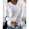 New Women's Long Sleeve Lace Top, Hot Popular Item for Fall Winter in America and Europe