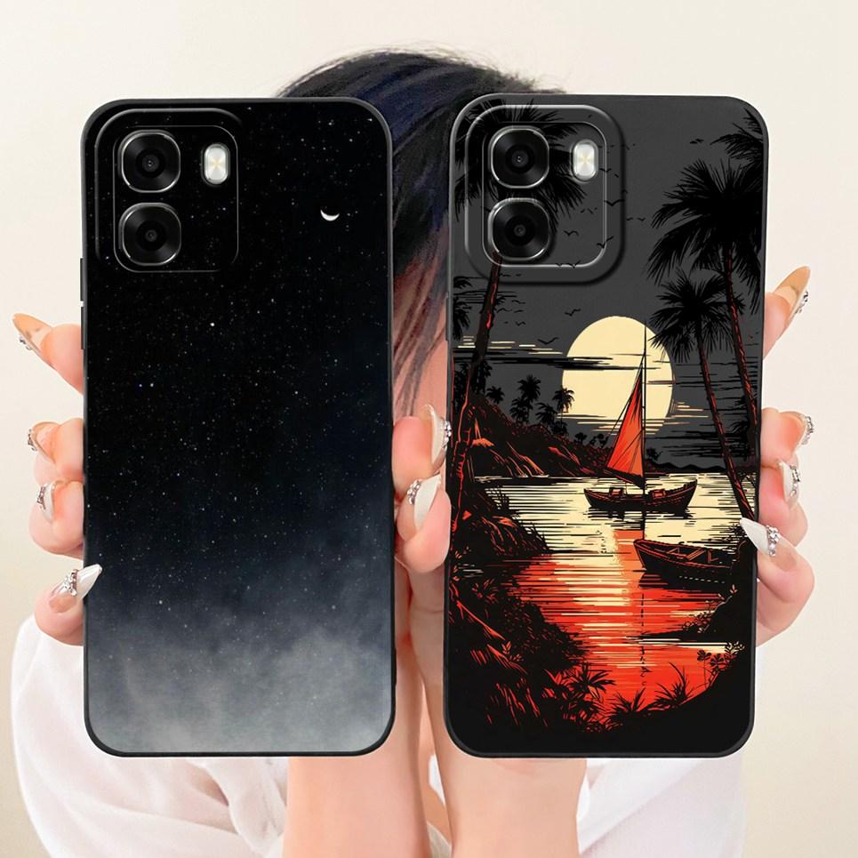 Aesthetic Fashion Design Cat Dragon Phone Case For Oppo A6t 4G 5G A6T Pro Casing Soft Silicone Shockproof Cover CPH2847 CPH2849