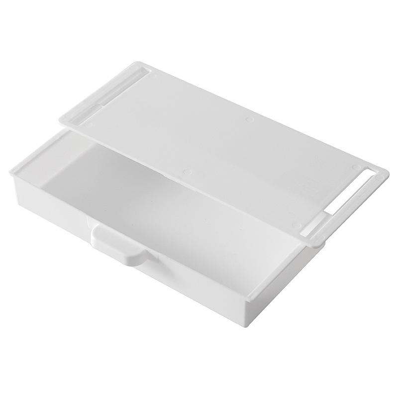 Unsichtbare Aufbewahrungsbox für unter den Schreibtisch: Schublade für Stifte, Brillen & Schreibwaren