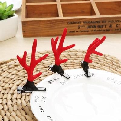 Christmas Cute Elk Antlers Headband Hairpin Christmas Hairpin Creative Christmas Gift DIY Hair Accessories for Girls