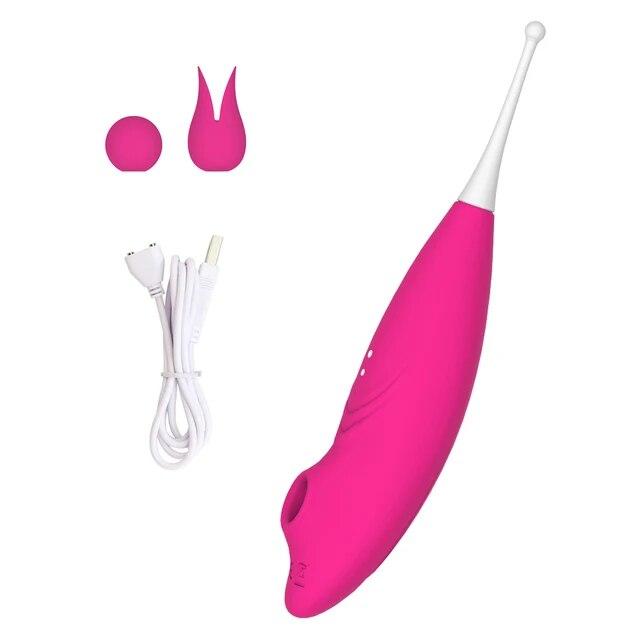 Sucking Vibrator 10 Speeds Vibrating Sucker Nipple Massager Oral Sex Suction Clitoris Stimulator Erotic Sex Toy for Women