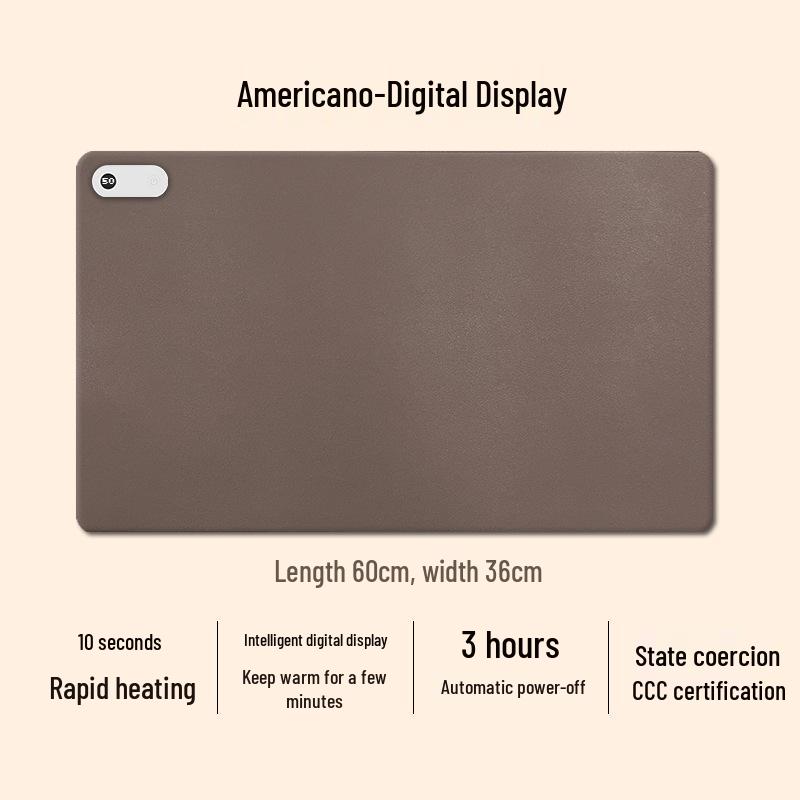 Hotson Electric Heated Desk Pad - Desktop Heater & Writing Mat with Warmth Function