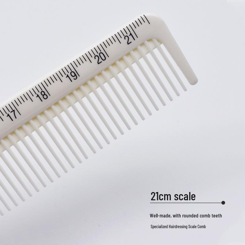 Hairdressing Ruler & Size Comb - 21cm Student Practice Haircutting Tool